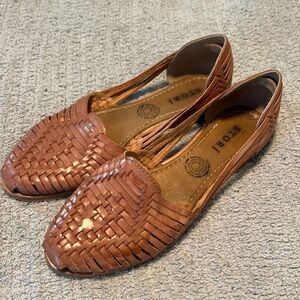 Leather flats from Stori. Size 8.5